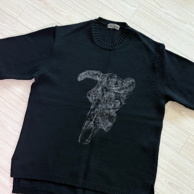 요지야마모토 뿌르옴므 니트