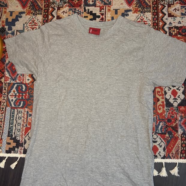Levi's red tab line's gray T-shirt