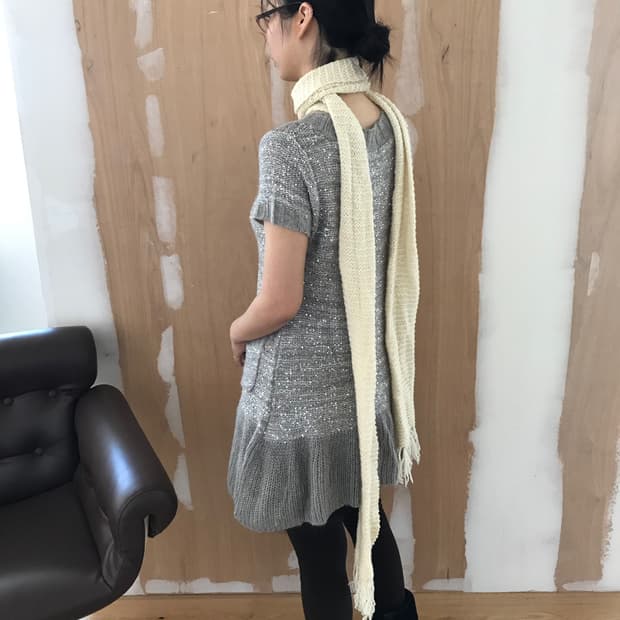 vintage grey pocket one-piece