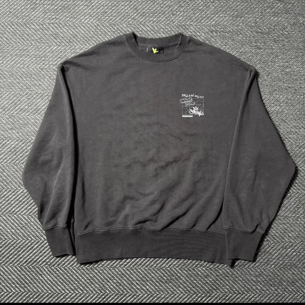 와릿이즌 팔로우 드로잉 그래픽 맨투맨 (L)