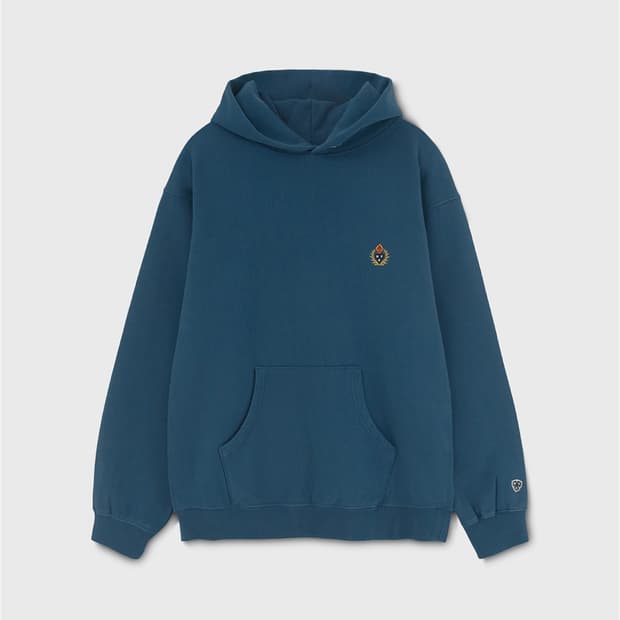 헤리티지 플로스 CREST 221 GYM HOODIE / Blue