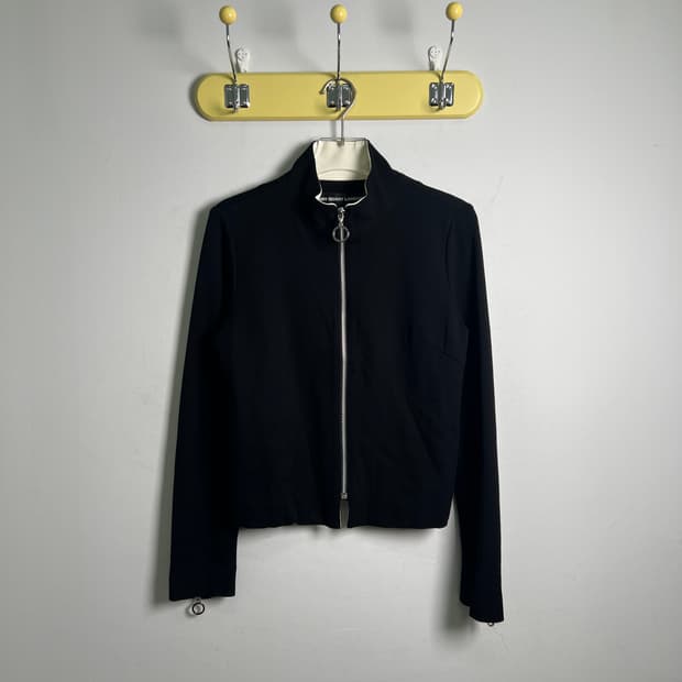 마리 퀀트 런단 블랙 집업 자켓 38