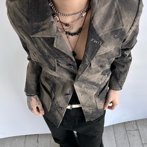 ROUGE MAGIC tie-dye jacket