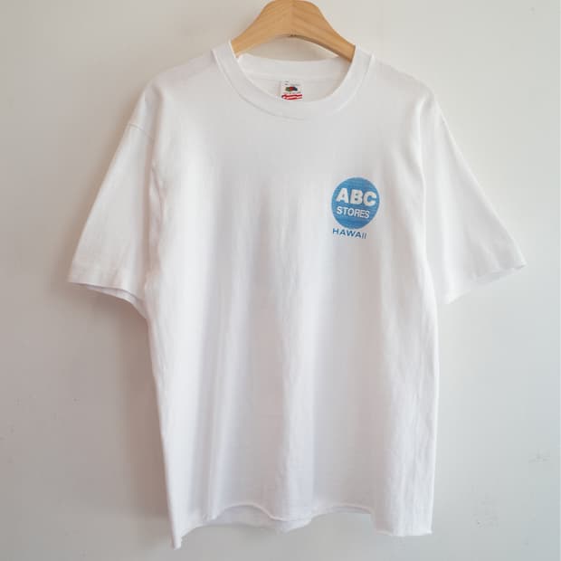 ABC STORES 로고 프린팅 티셔츠 (MADE IN USA)