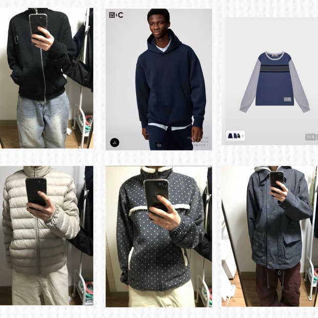 아우터 일괄판매(6개)