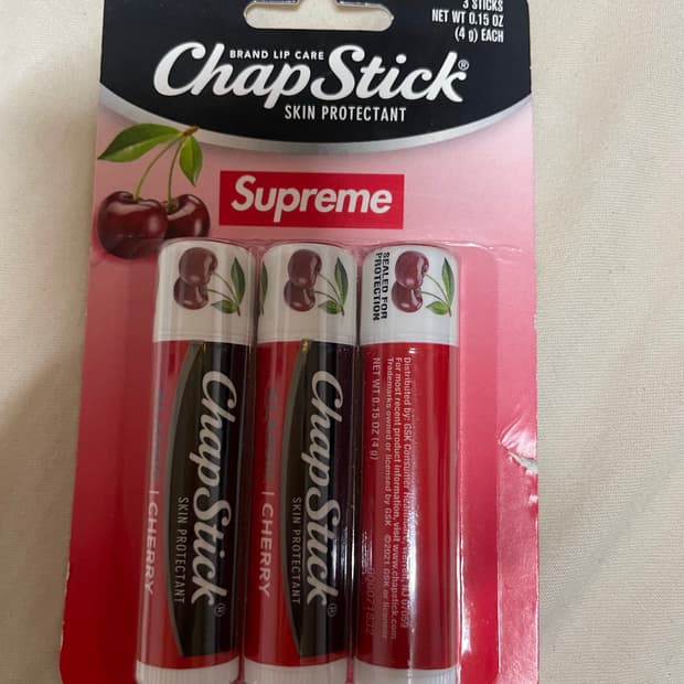 슈프림 챕스틱 레드 (3개입)