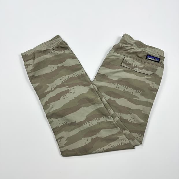 파타고니아 밀리터리 카모 배기스 조거팬츠 S