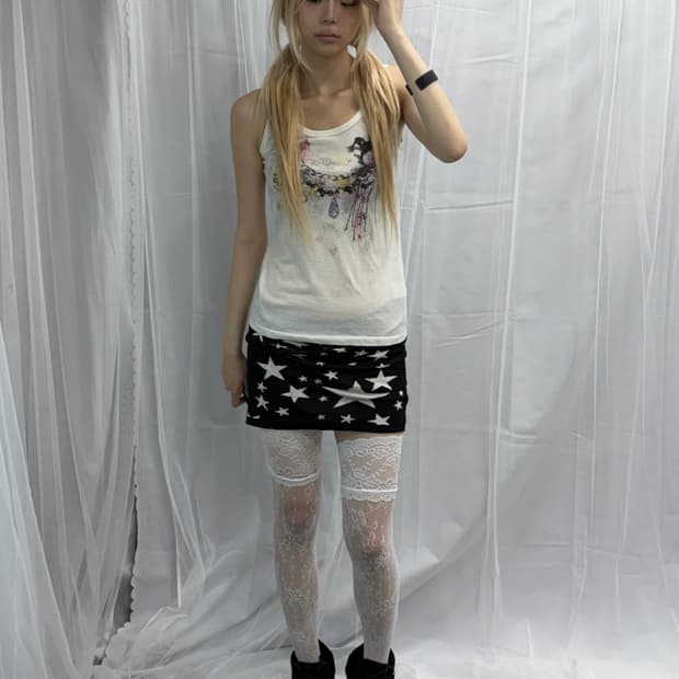 [PAGEBOY] Necklace Print Tank Top