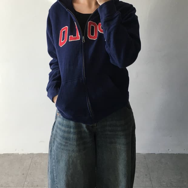폴로 랄프로렌 빅로고 후드집업