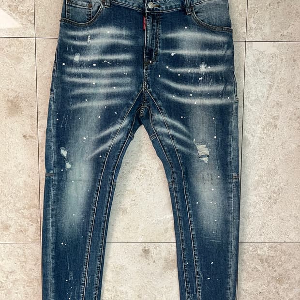 디스퀘어드2 남성 데미지 청바지 36 정품