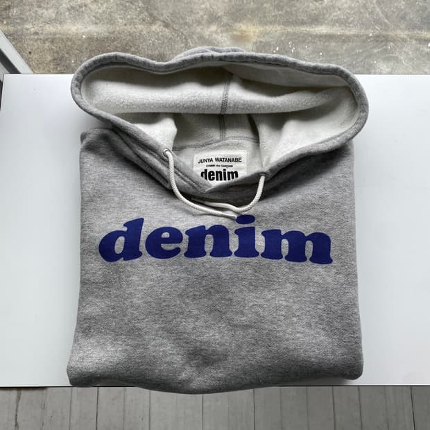 [Junya watanabe] denim hoodie