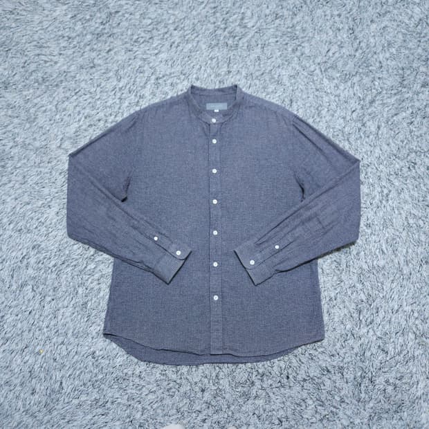 커스텀멜로우)110 남자 춘추 체크셔츠남방 / 왕눈이샵