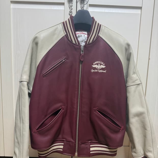 아비렉스 가죽자켓 m 사이즈