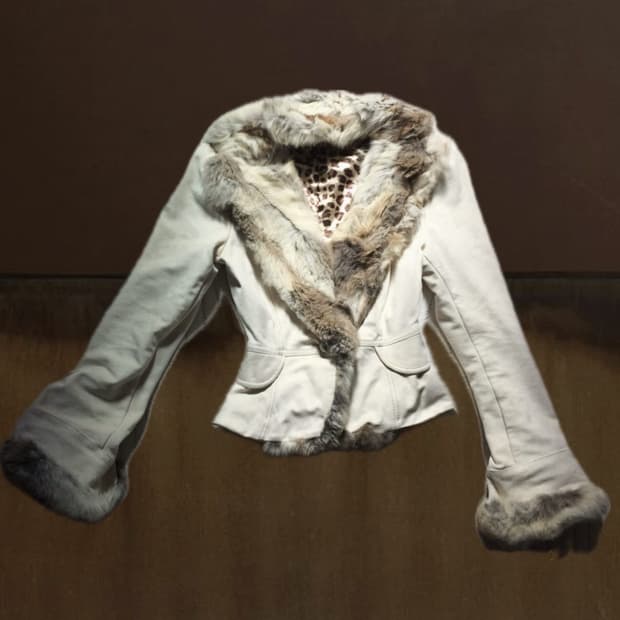 ꧁rabbit fur jacket꧂ 