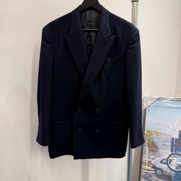 요지야마모토 더블 브레스티드 자켓