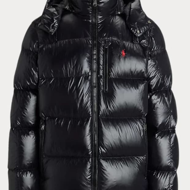 폴로 유광패딩 M 새상품