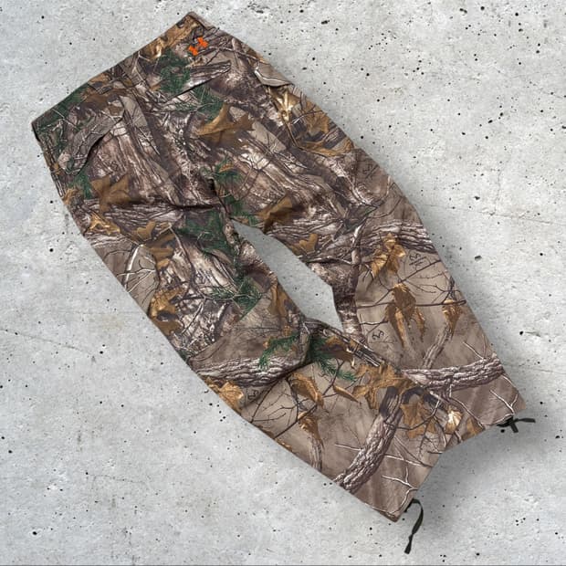 [34x32] 언더아머 리얼트리 카모 바지 팬츠 C600