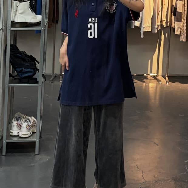 폴로랄프로렌 USA 16 빅로고 카라 반팔 A2370
