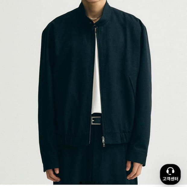 (최종가)노이어 kkst 콜라보 오버핏 울 헤링턴 자켓 [네이비] 50