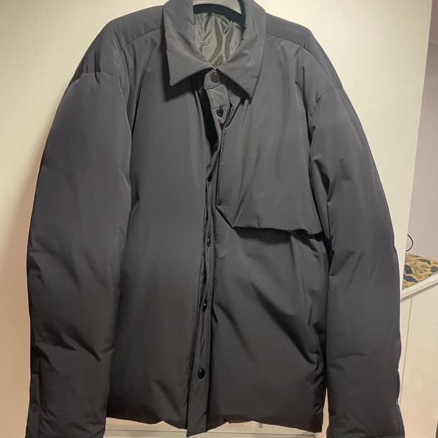 [52] 솔리드옴므 시베리안 구스 패딩 블랙