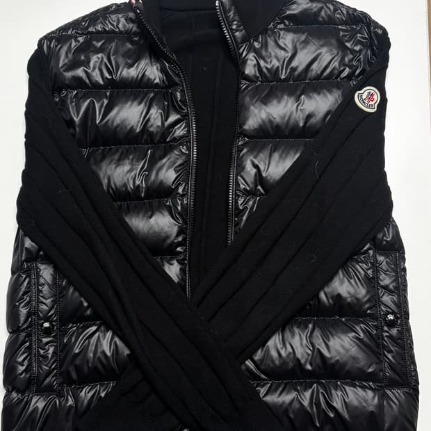 몽클레어 니트패딩 m