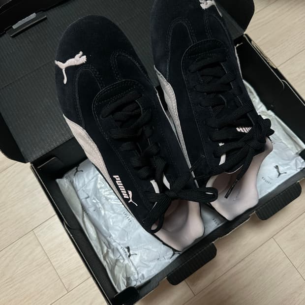 푸마 스피드캣 OG 블랙 핑크 235