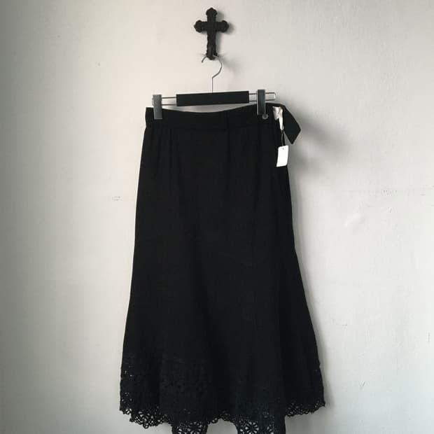 Lest rose Crochet trimming skirt