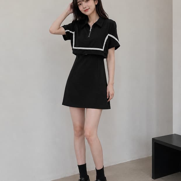 절개 반팔 OPS