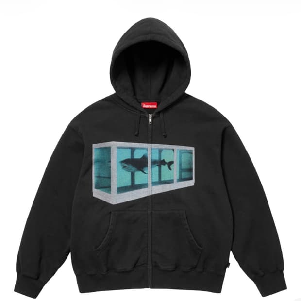 슈프림 데미안허스트 후드집업