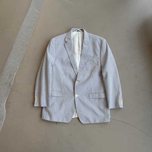 로렌 랄프로렌 시어서커 블레이저