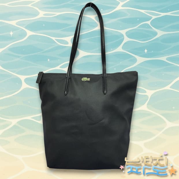 라코스테 버티칼 쇼퍼백