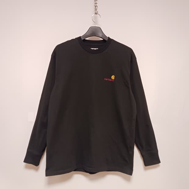칼하트 로고 블랙 티셔츠