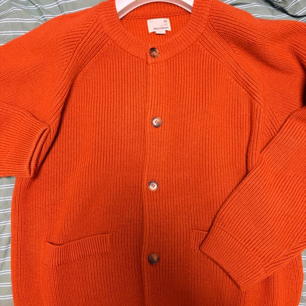 홀리선 아네트가디건 L 러스트오렌지