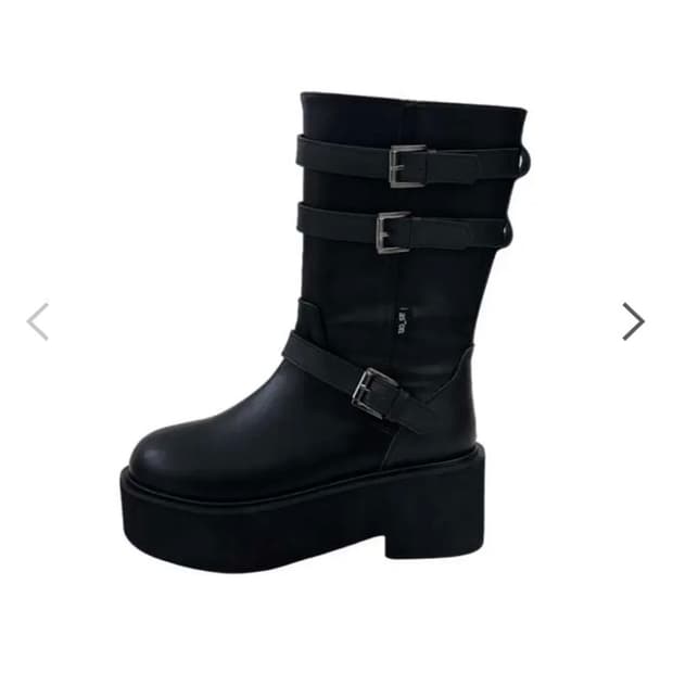 애즈온 마야 미디 부츠 블랙 240