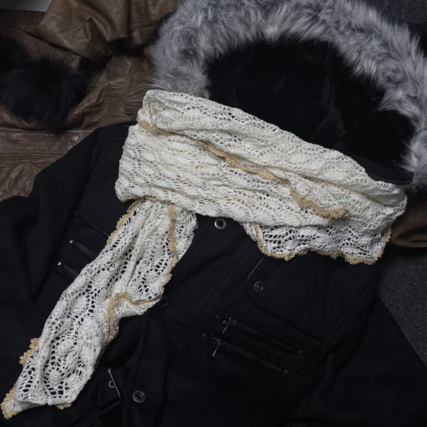 Vintage y2k punk grunge muffler