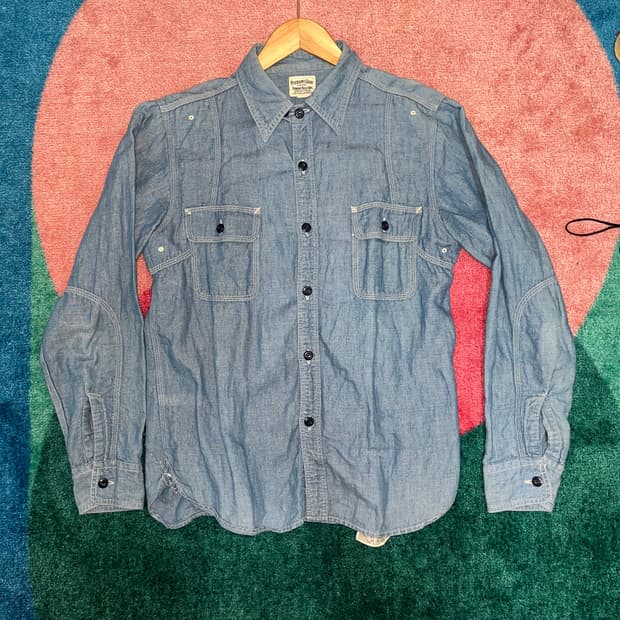 15 1/2 페로우즈 샴브레이 셔츠