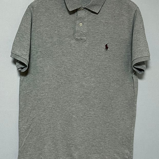 POLO 폴로 랄프로렌 커스텀핏 피케 카라티 반팔 무지 캐주얼 M 95