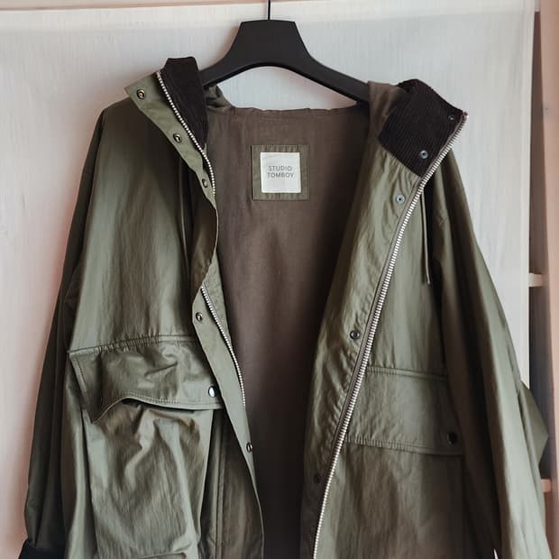 스튜디오톰보이 코듀로이 야상자켓