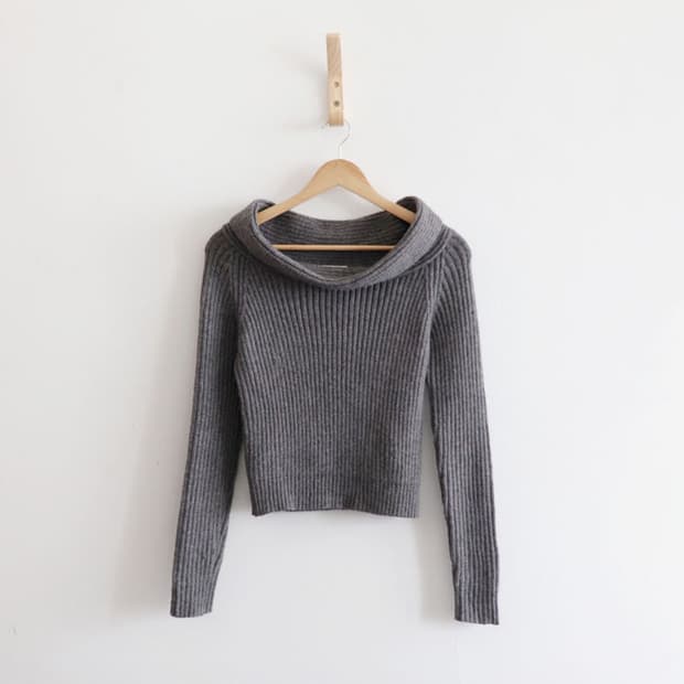 vtg gray knit