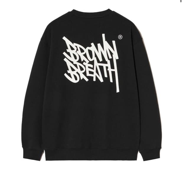 브라운브레스 맨투맨 블랙