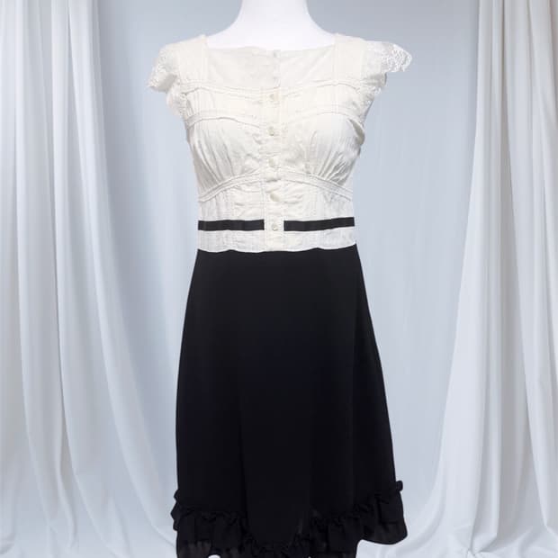 빈티지 로걀 스나계 공겜여주 원피스