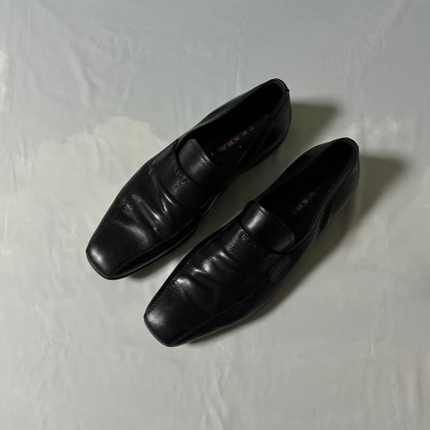 Prada sports strap loafers