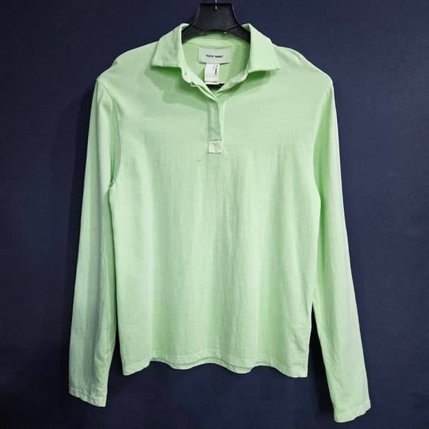 플라스틱 프로덕트 남성 오버핏 90~95 카라 긴팔티 