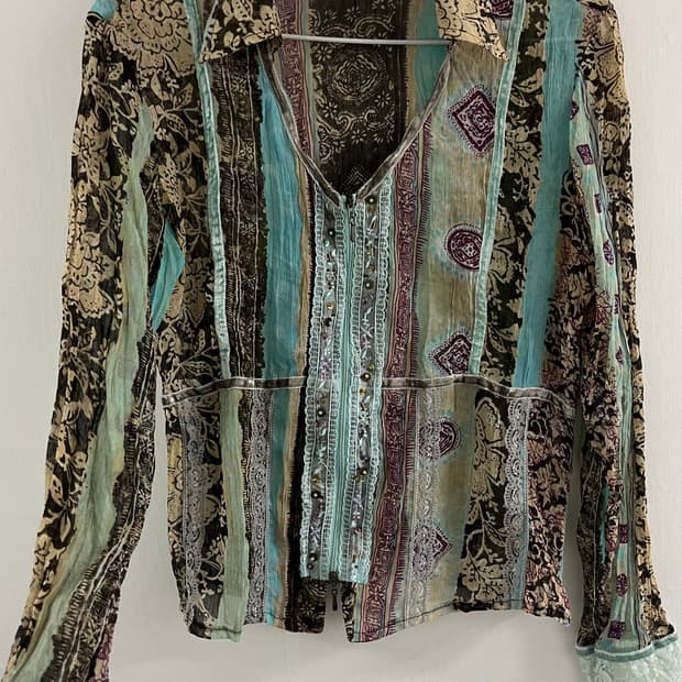 Bohemian Tapestry Blouse