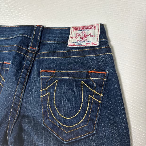 트루릴리젼 로우라이즈 데님