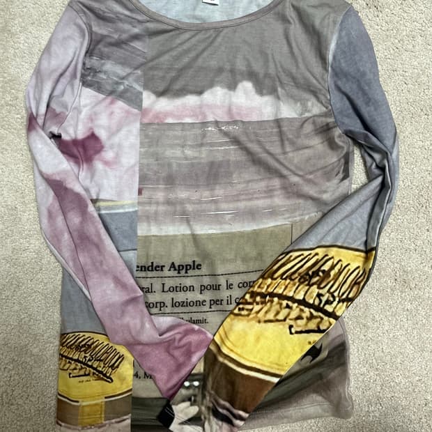 시눈 프린팅 긴팔