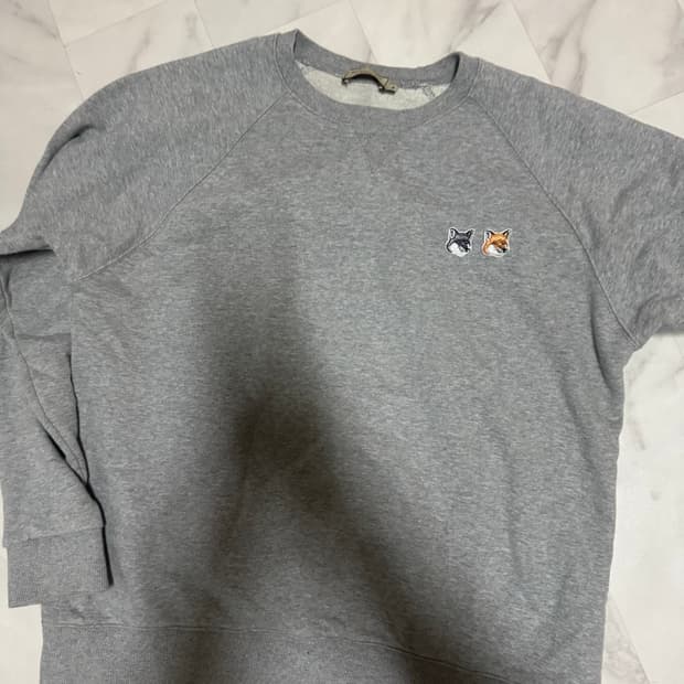 메종키츠네 맨투맨 L