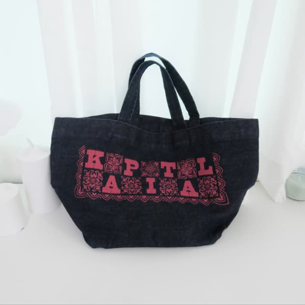 Kapital 캐피탈 데님 토트백