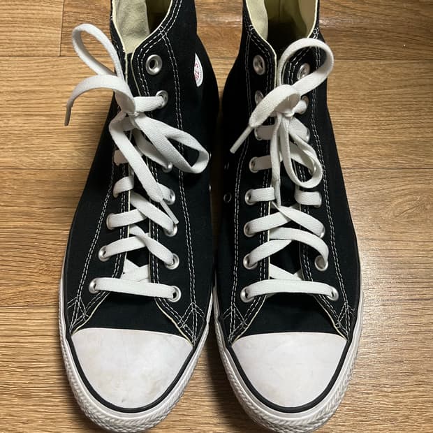 290)컨버스 척테일러 하이 검흰