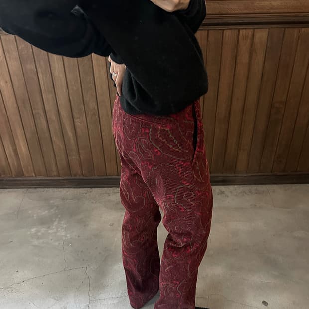 NEEDLES paisley corduroy pants